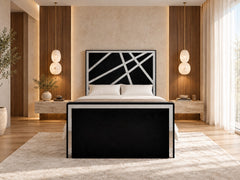 Valentina Upholstered Soft Velvet Tv Bed Frame