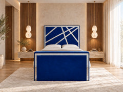Valentina Upholstered Soft Velvet Tv Bed Frame