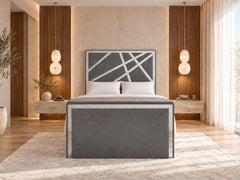 Valentina Upholstered Soft Velvet Tv Bed Frame