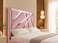 Valentina Upholstered Soft Velvet Tv Bed Frame
