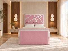 Valentina Upholstered Soft Velvet Tv Bed Frame