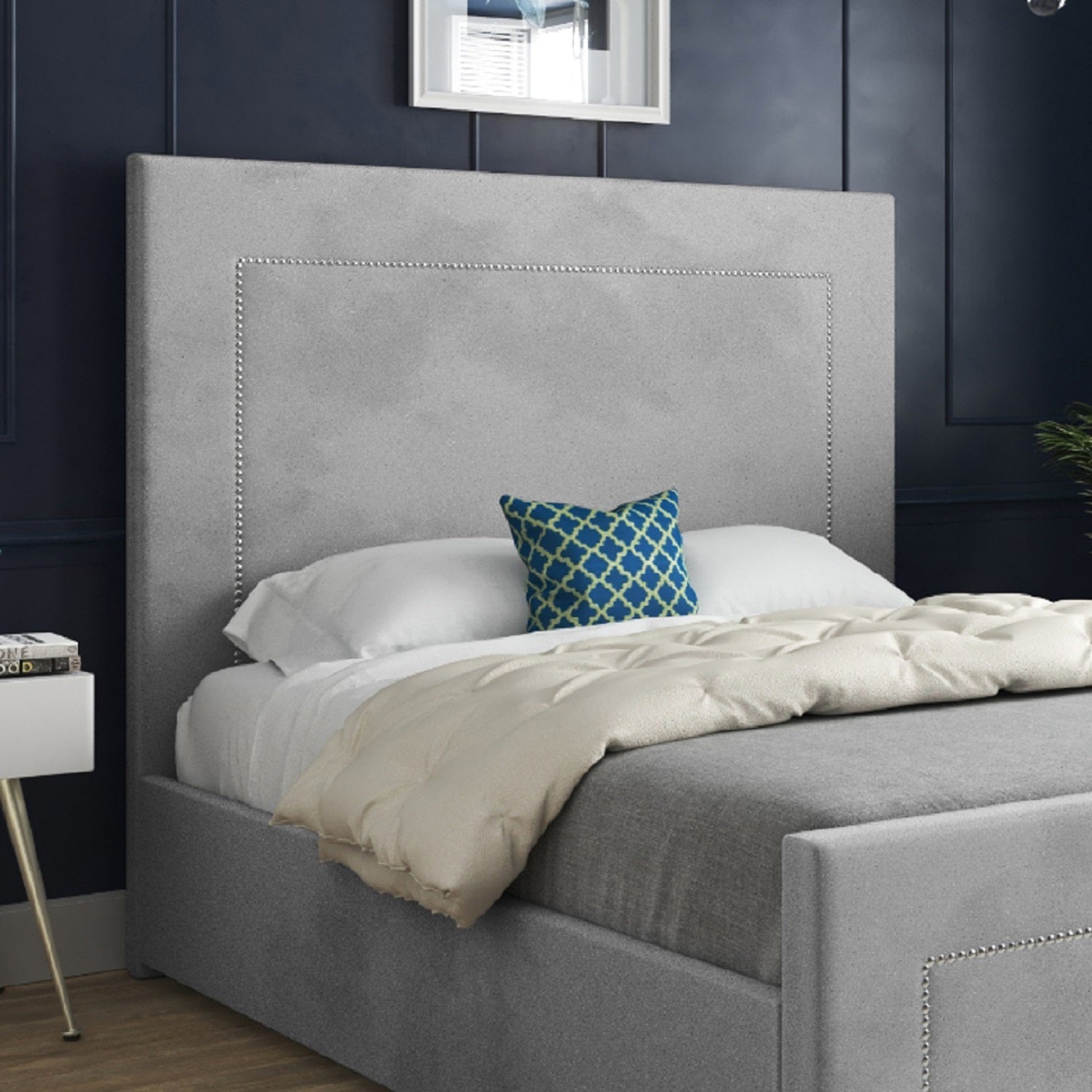 Lucca Upholstered Soft Velvet Bed Frame