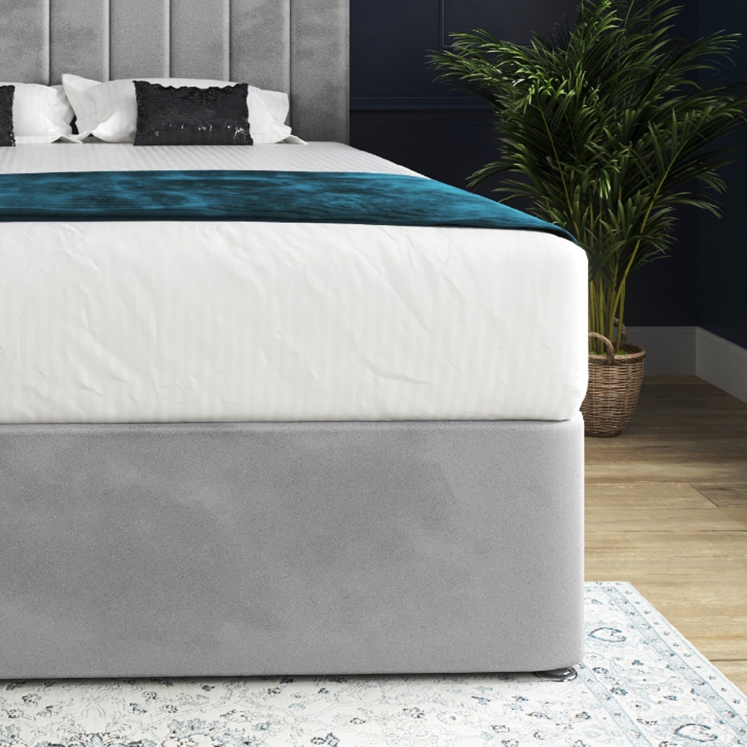 Marcelo Upholstered Soft Velvet Bed Frame
