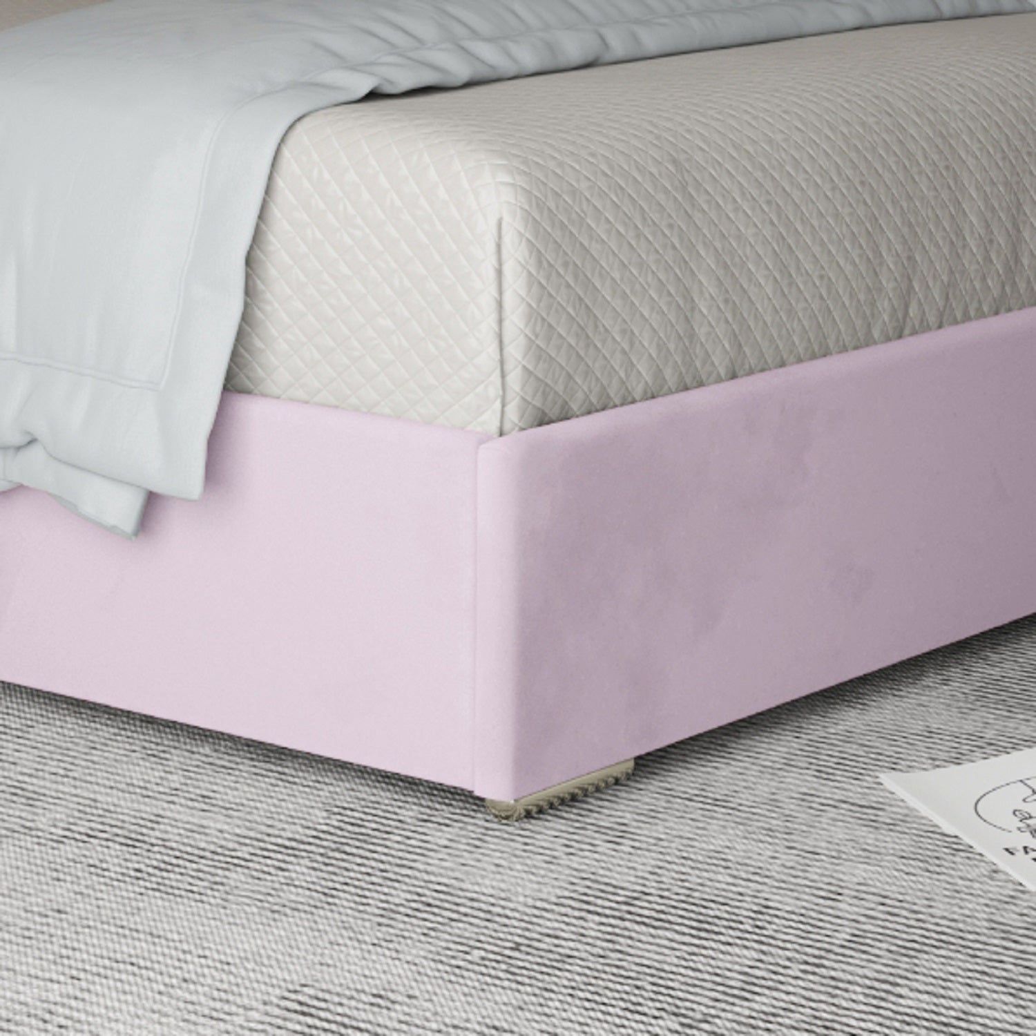 Mayfair Upholstered Soft Velvet Metal Bed Frame