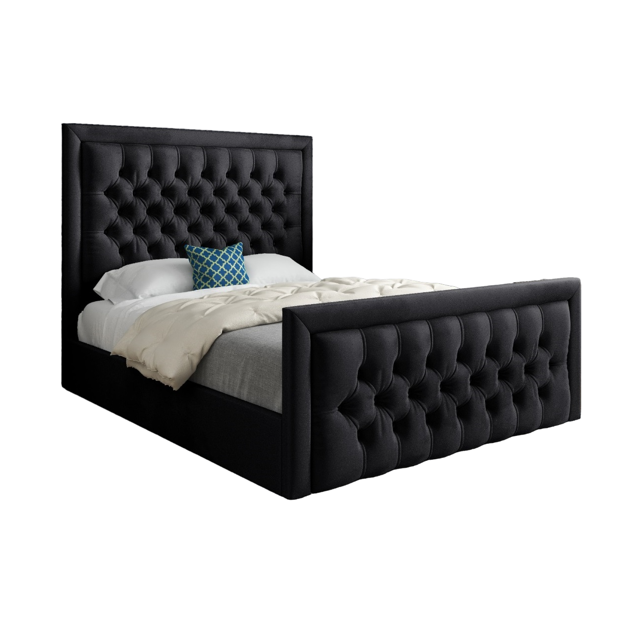 Rovigo Upholstered Soft Velvet Bed Frame