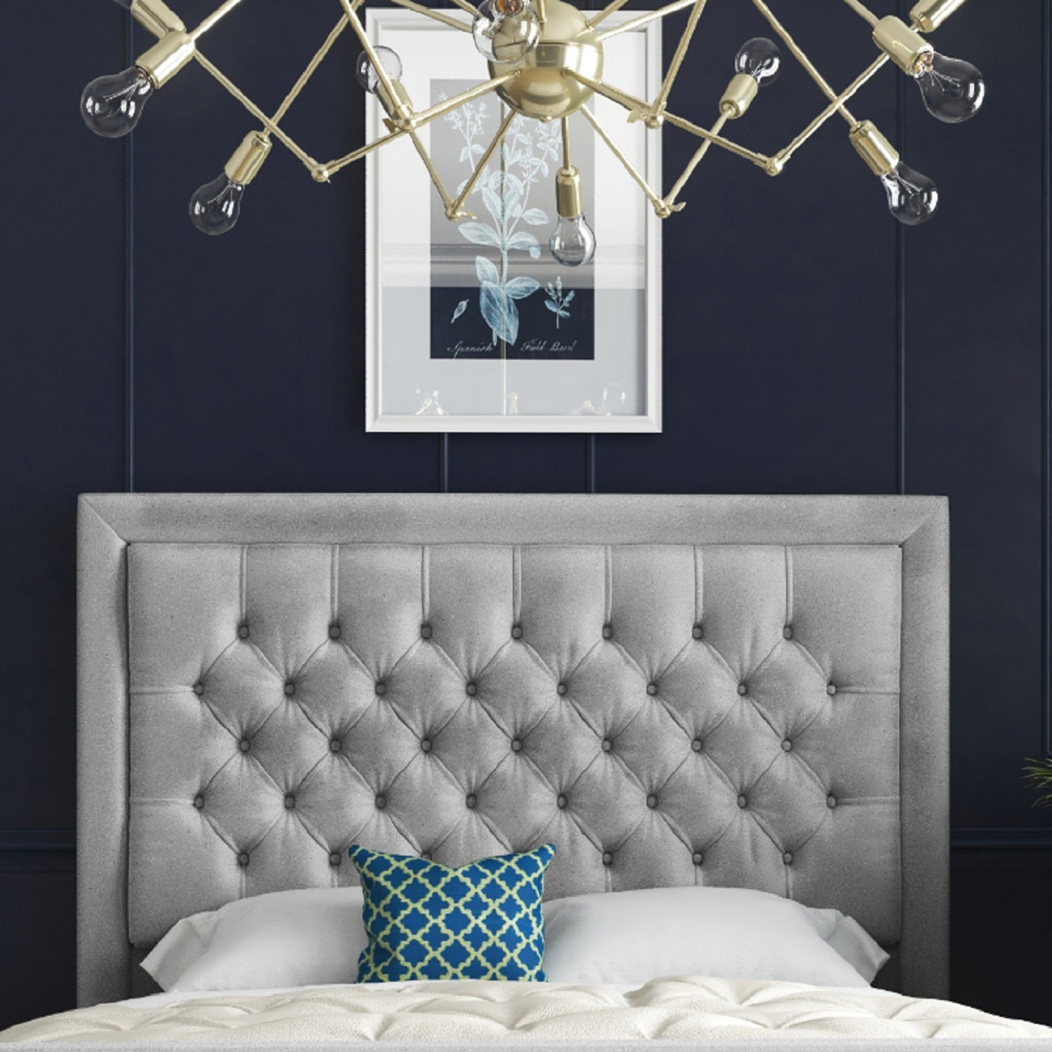 Rovigo Upholstered Soft Velvet Bed Frame