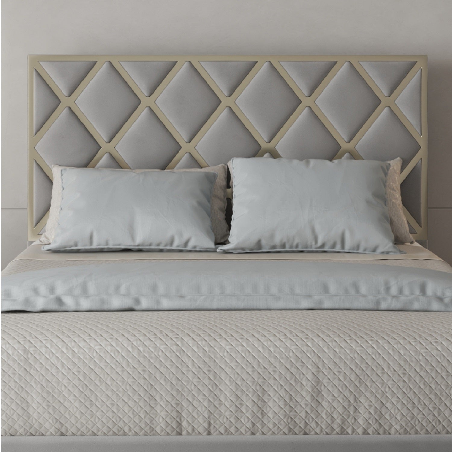 Tammy Upholstered Soft Velvet Metal Bed Frame