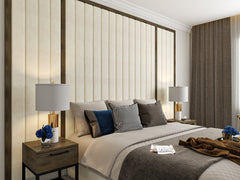 Coco Tropez Line Wallboard Bed