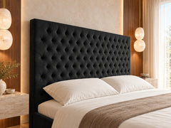 Colina Upholstered Soft Velvet Tv Bed Frame