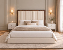 Copake Line Wall Panel Bed