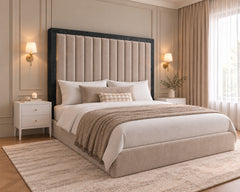 Copake Line Wall Panel Bed