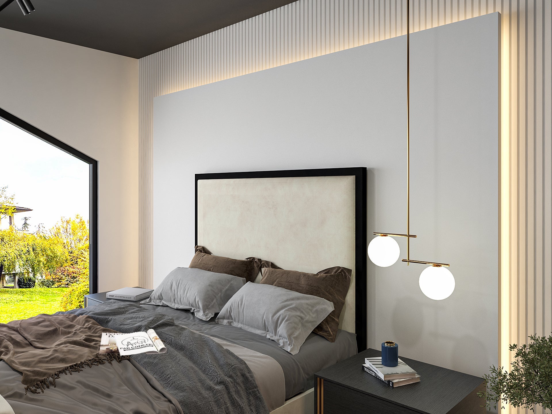 Ivy Metal TV Bed