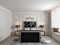 Rayleigh Upholstered Soft Velvet Tv Bed Frame