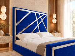 Valentina Upholstered Soft Velvet Tv Bed Frame
