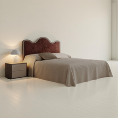 Wave Crest Wooden Bed Frame